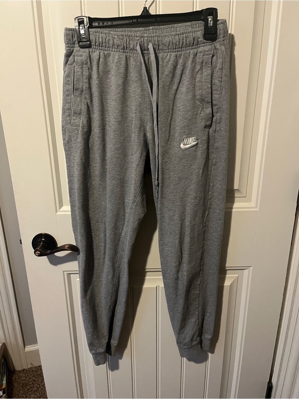 Nike Heather Gray Drawstring Joggers